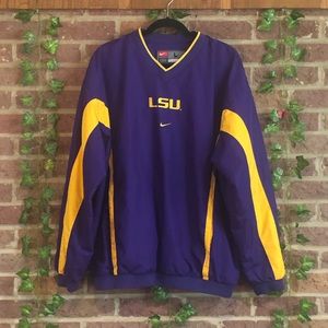LSU Windbreaker Pullover